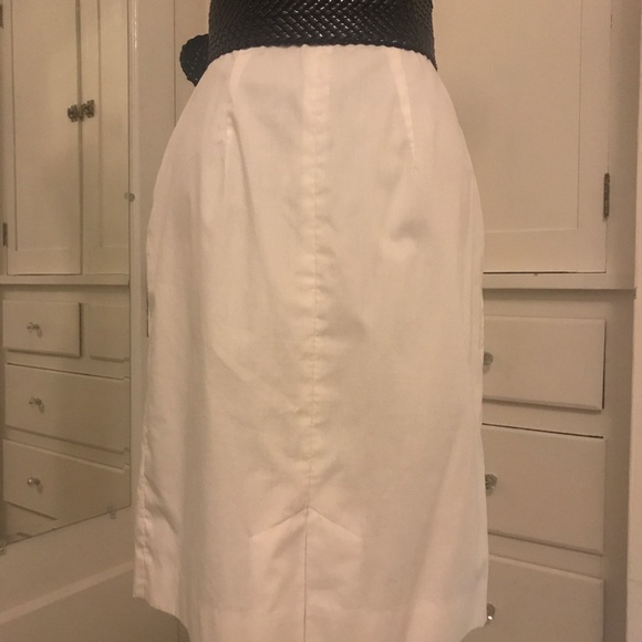 Vintage 50s white skirt Pinup Rockabilly - Picture 8 of 12
